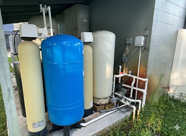 Whole-house water softener and filtration system installed by The Clog Father Plumbing in New Port Richey, FL
